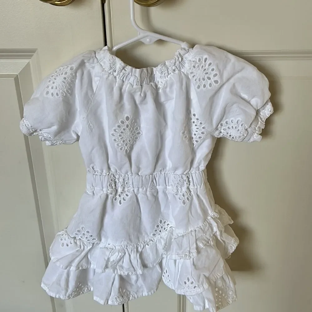 HABITUAL Girls Eyelet Dress